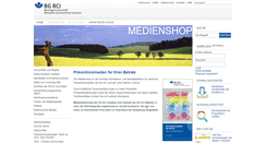 Desktop Screenshot of medienshop.bgrci.de